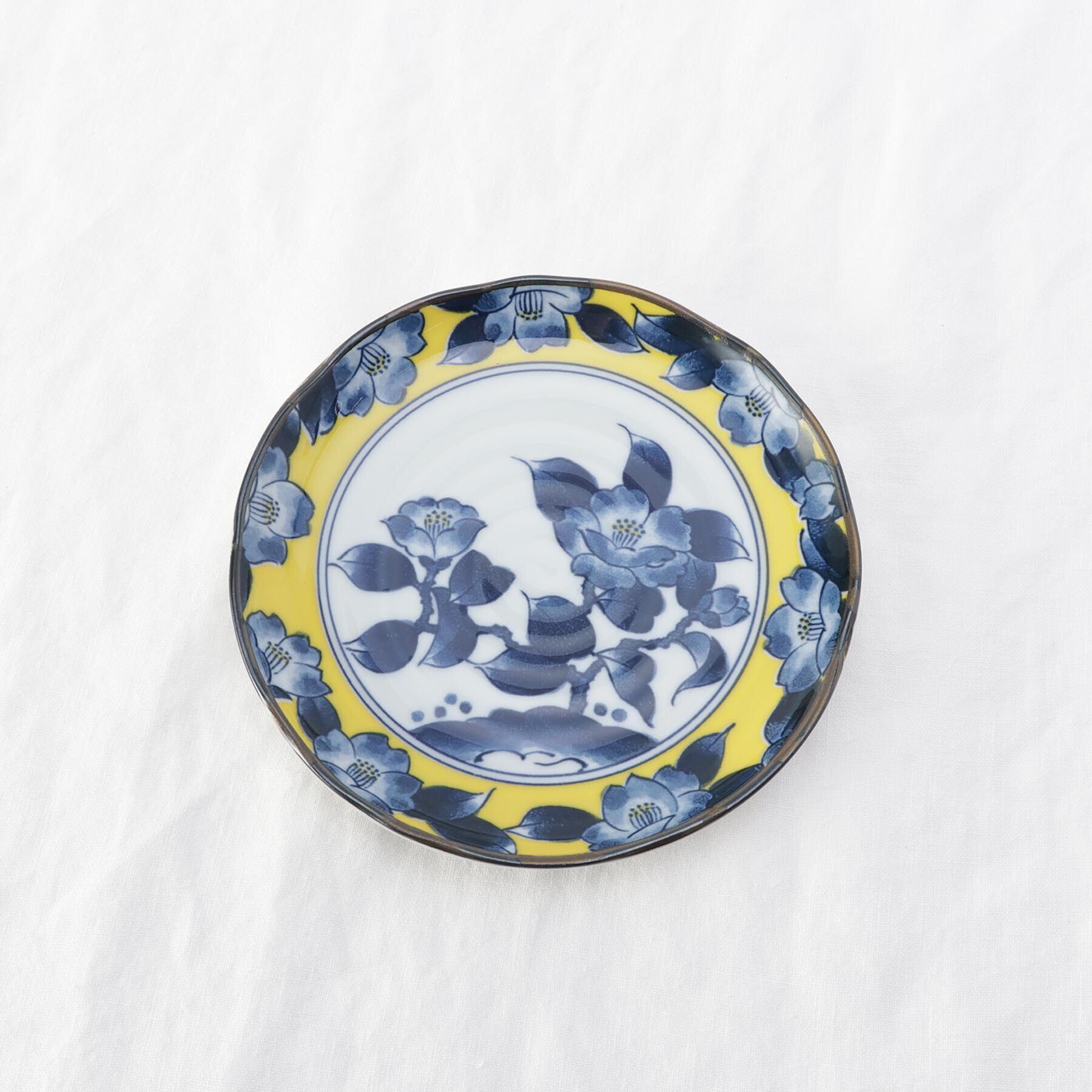 212 KITCHEN STORE「黄彩(椿) 5.0寸 皿」|食器・キッチングッズ|