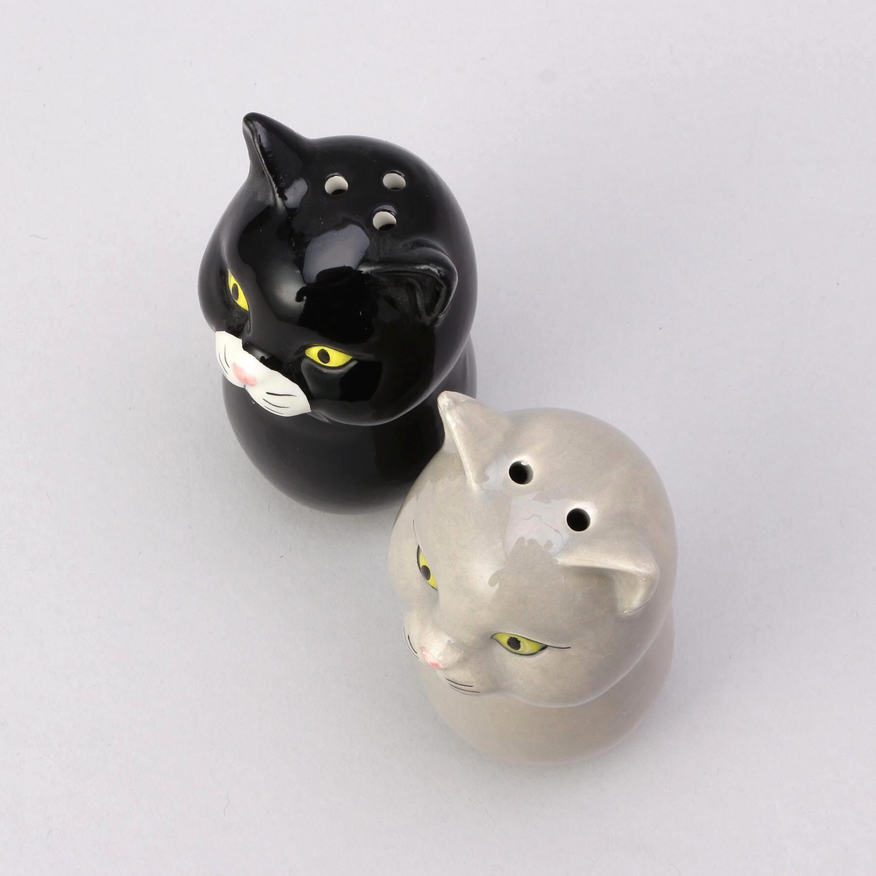 212 KITCHEN STORE「キャットセラミック SPセット グレー&クロ」|食器・キッチングッズ|