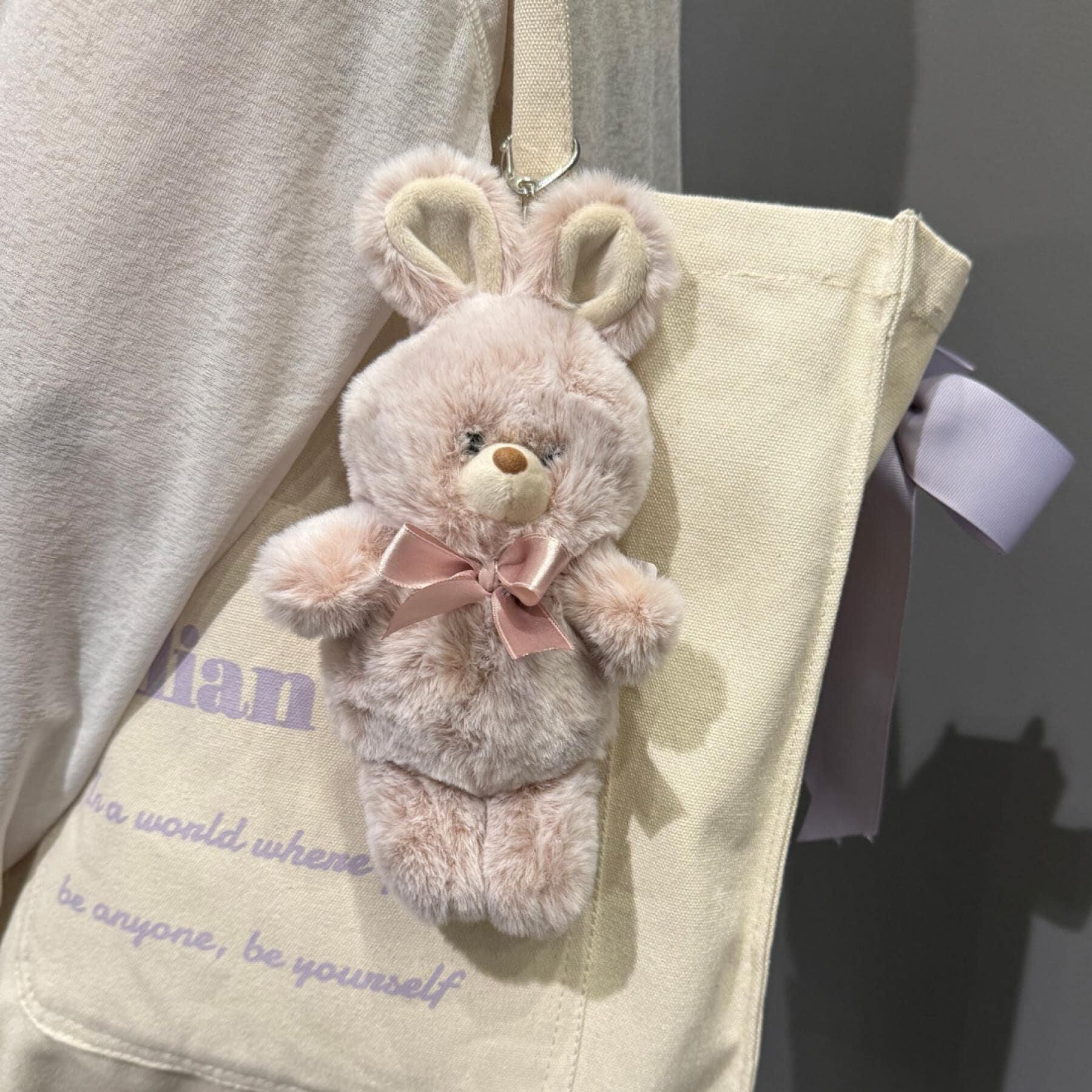 Ober Tashe「アニマルマスコットキーホルダー大」|キーケース|ピンクうさぎ(004