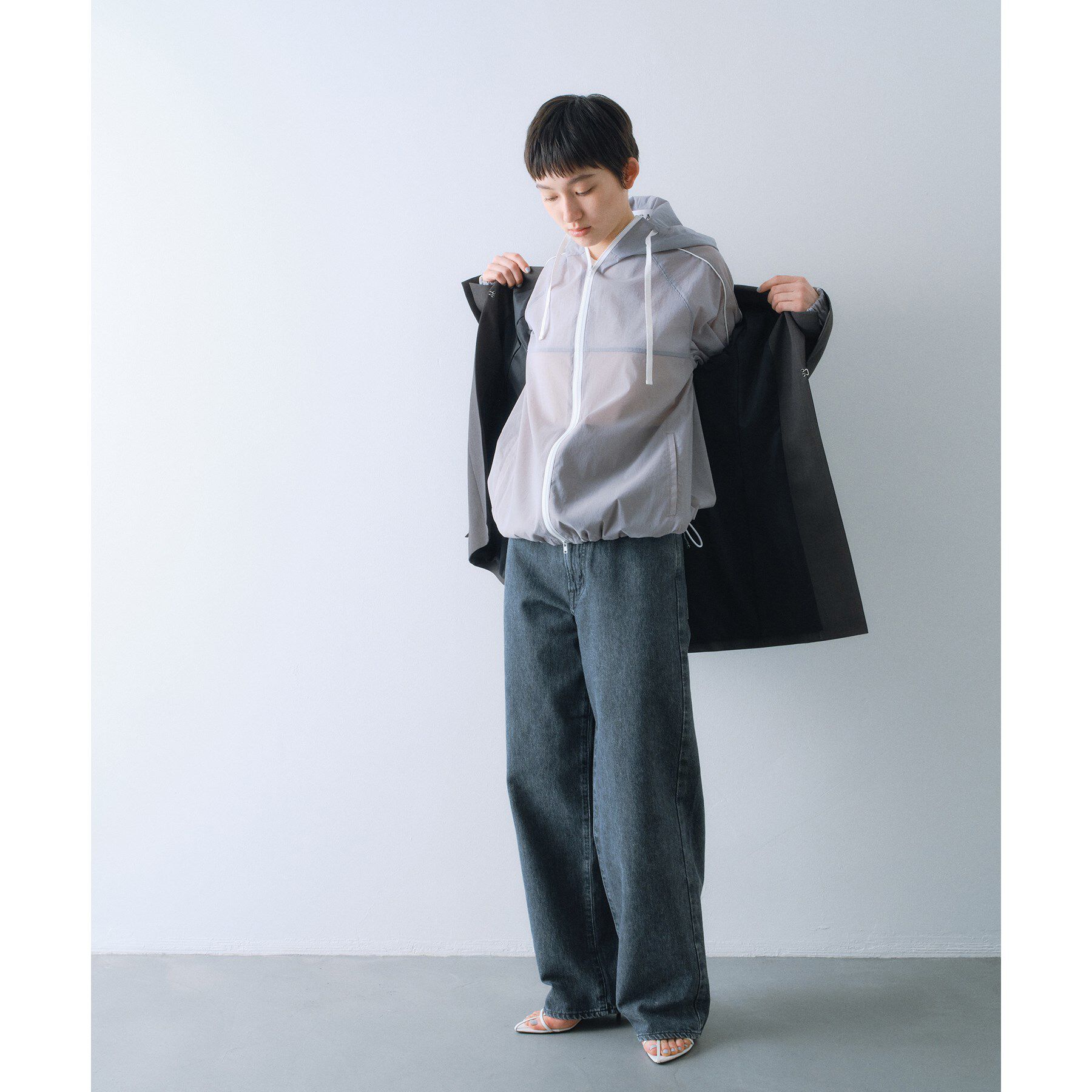 CODE A「sheer sporty blouson」|ブルゾン・スタジャン|