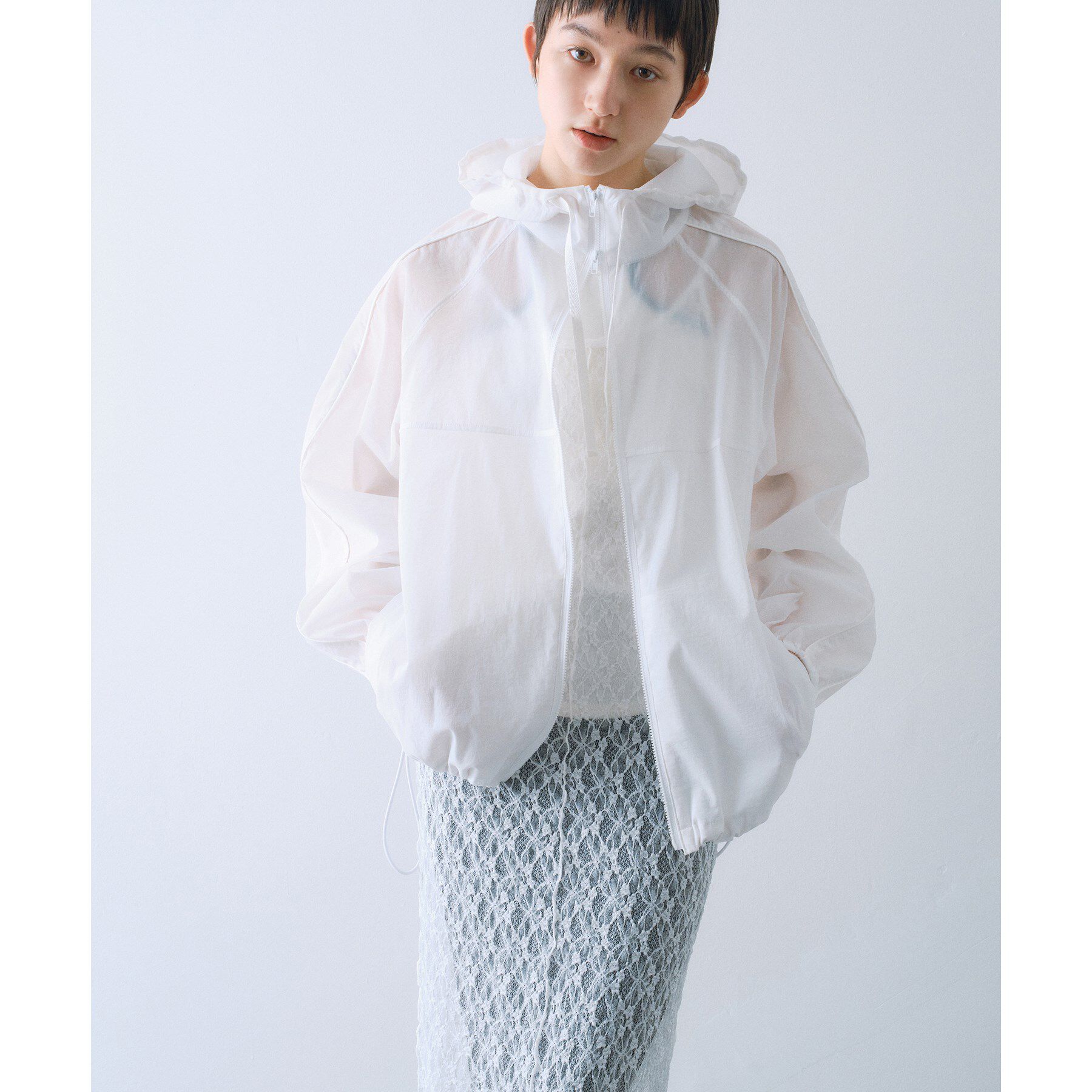 CODE A「sheer sporty blouson」|ブルゾン・スタジャン|