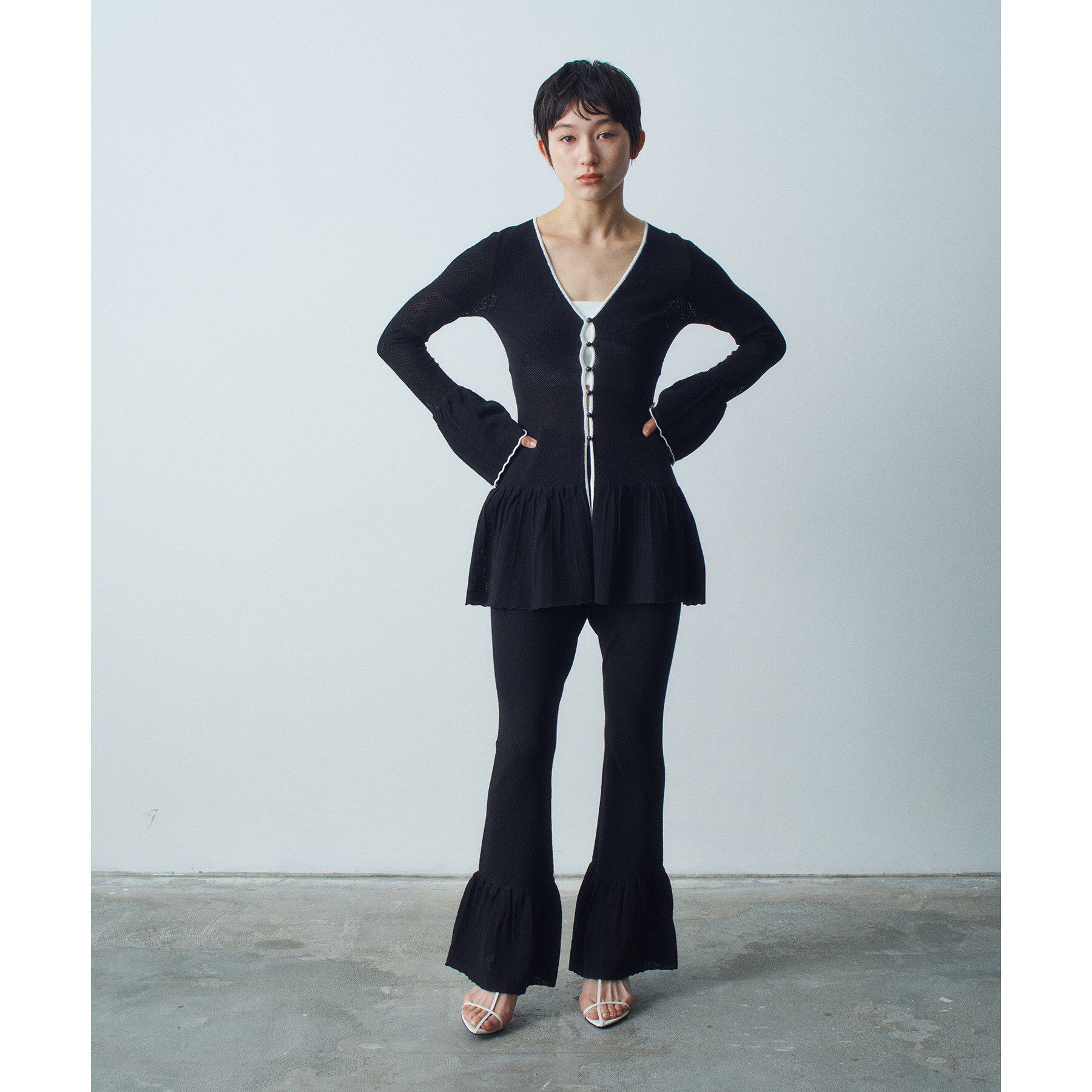 CODE A「lace knit pants」|その他|