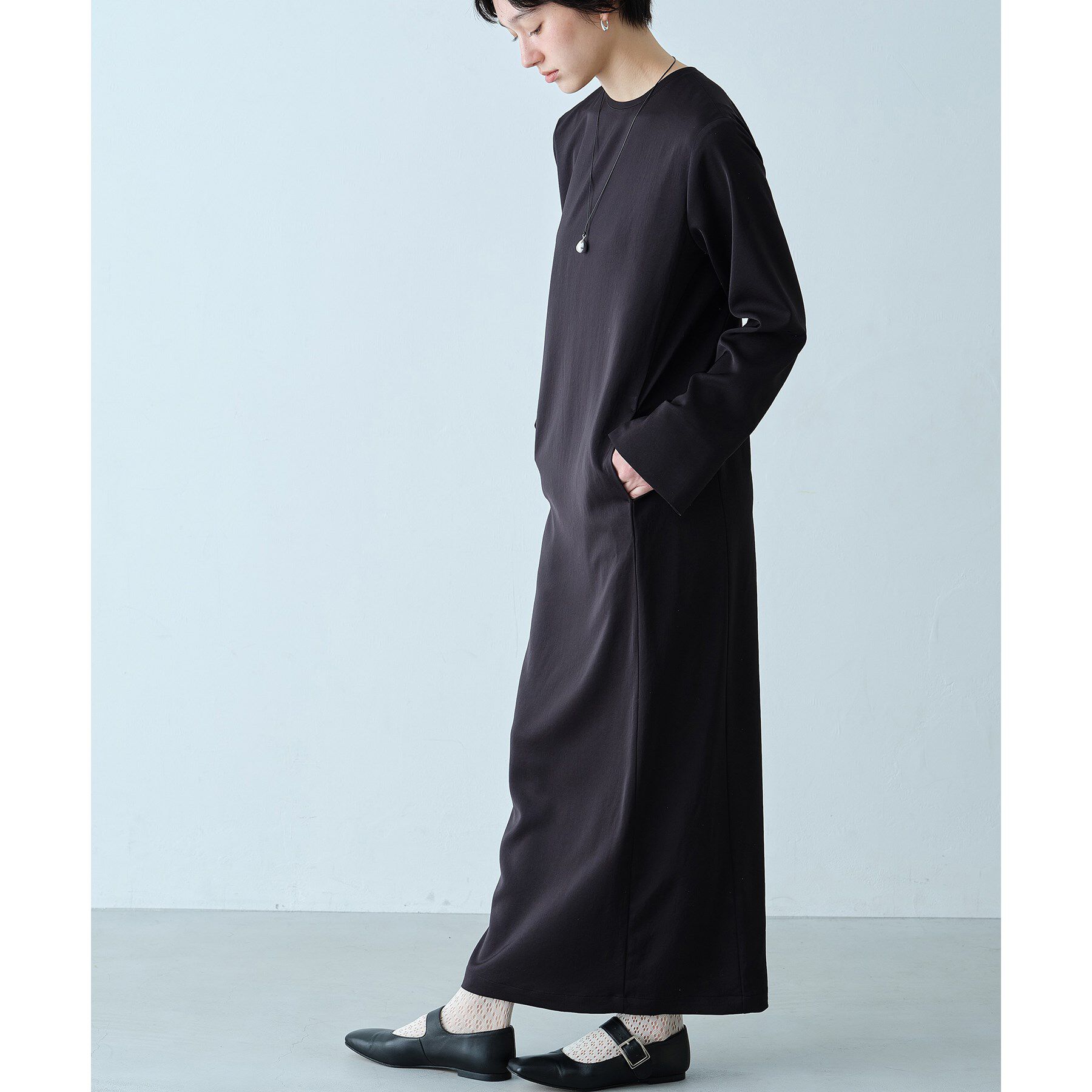 CODE A「M long one piece」|ワンピース|ブラック(019)