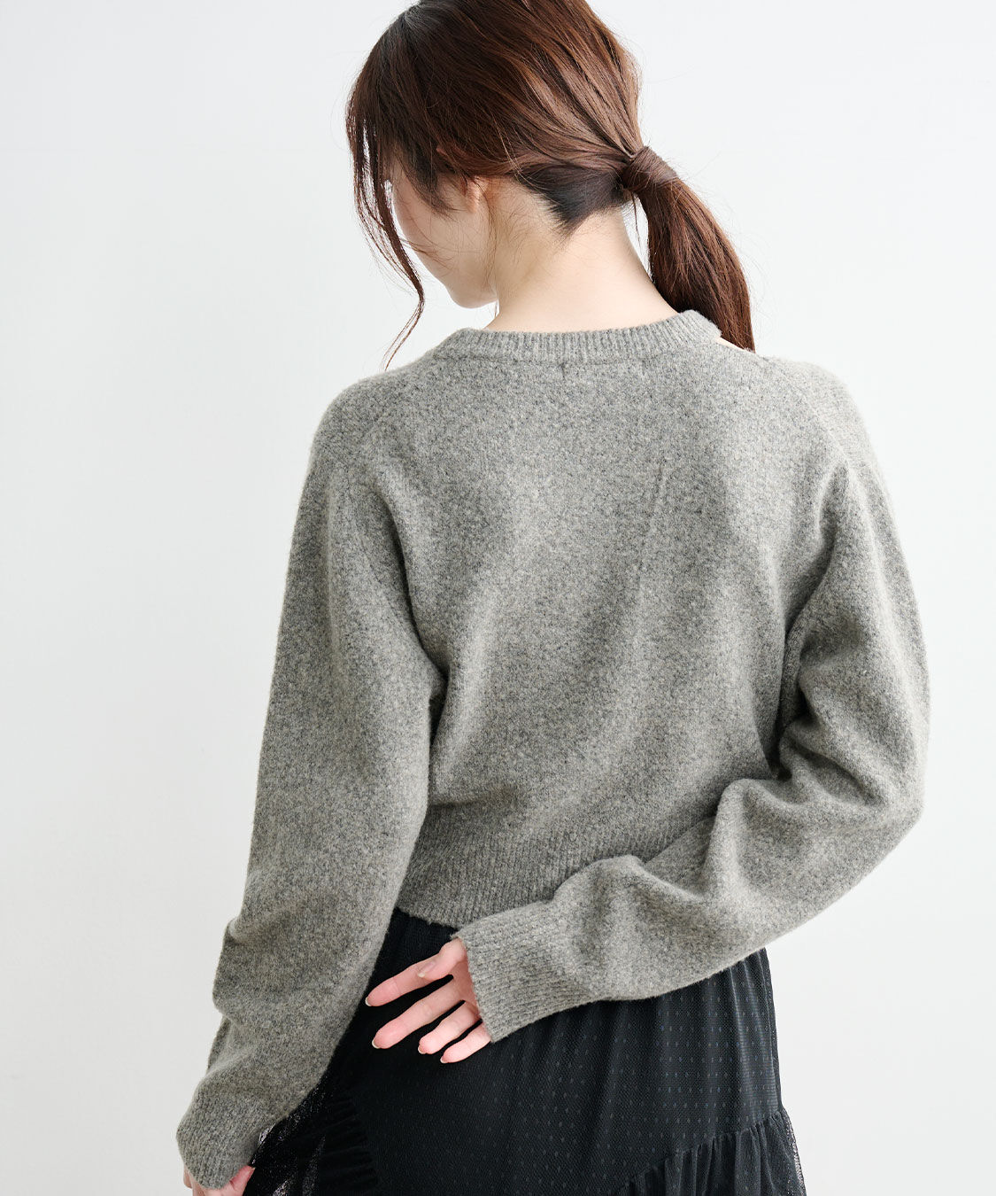 COCO DEAL「レイヤード風アシメニット」|ニット・セーター|