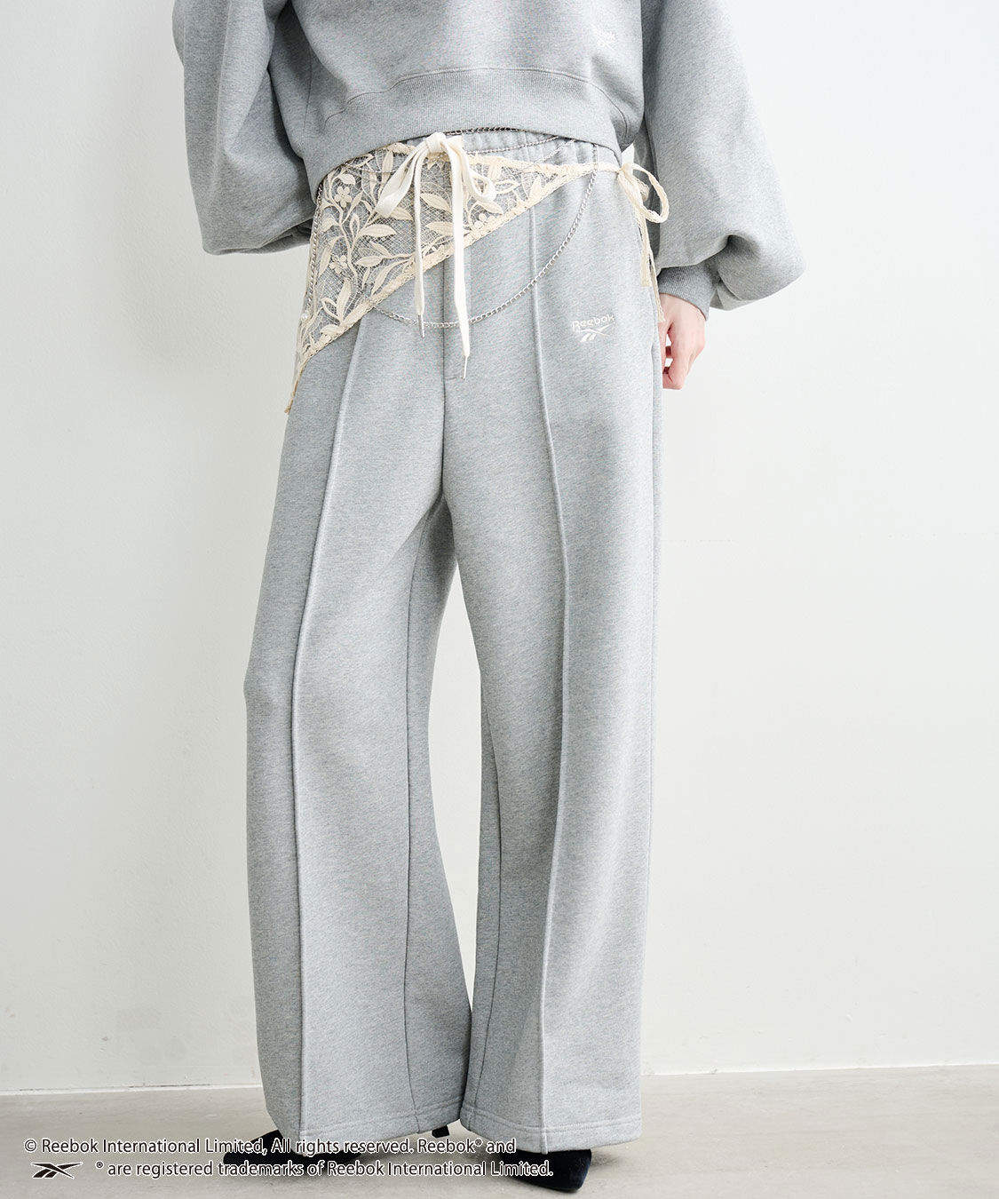 COCO DEAL「《COCO DEAL/Reebok》スウェットワイドパンツ」|その他|
