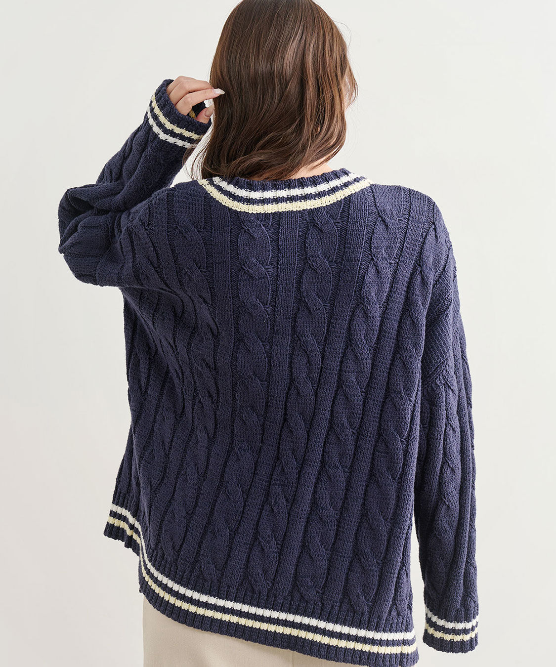 COCO DEAL「ケーブルラインニットカーディガン」|ニット・セーター|