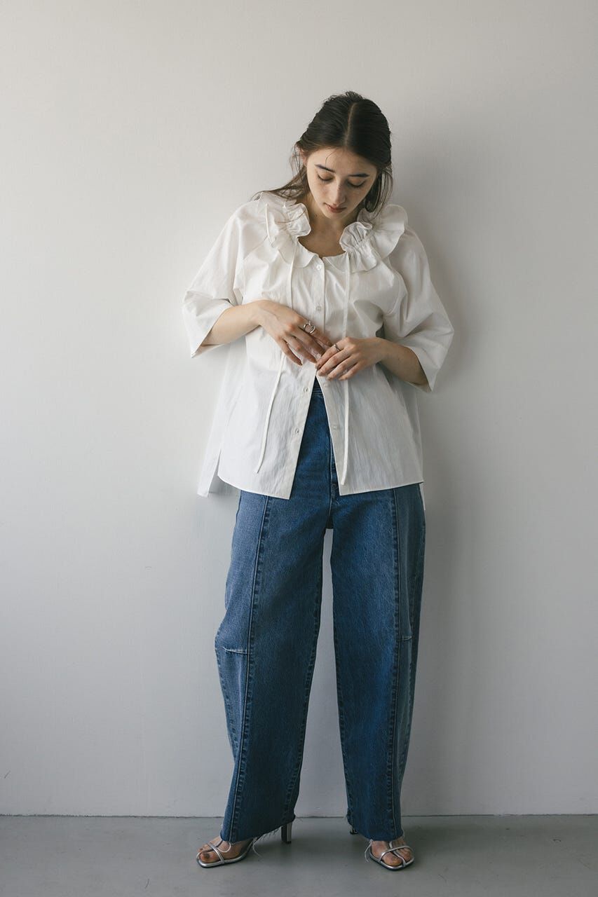 STYLEMIXER「フリルカラーブラウス」|シャツ・ブラウス|