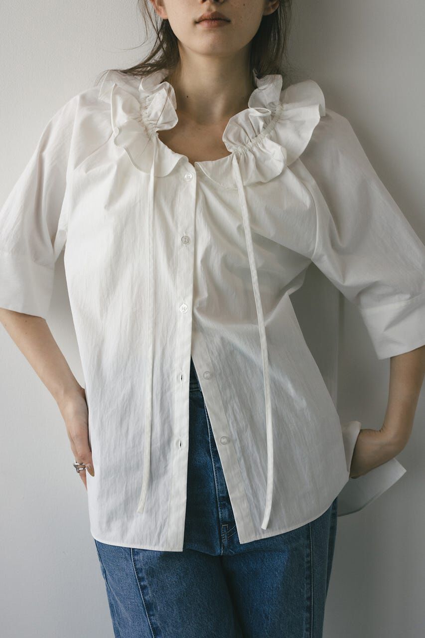 STYLEMIXER「フリルカラーブラウス」|シャツ・ブラウス|