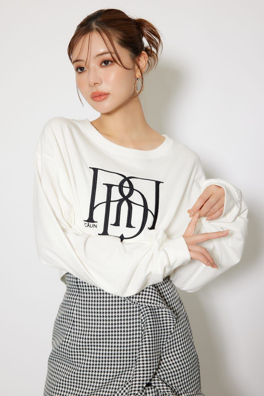 rienda「RDロゴロングTシャツ」|Tシャツ・カットソー|