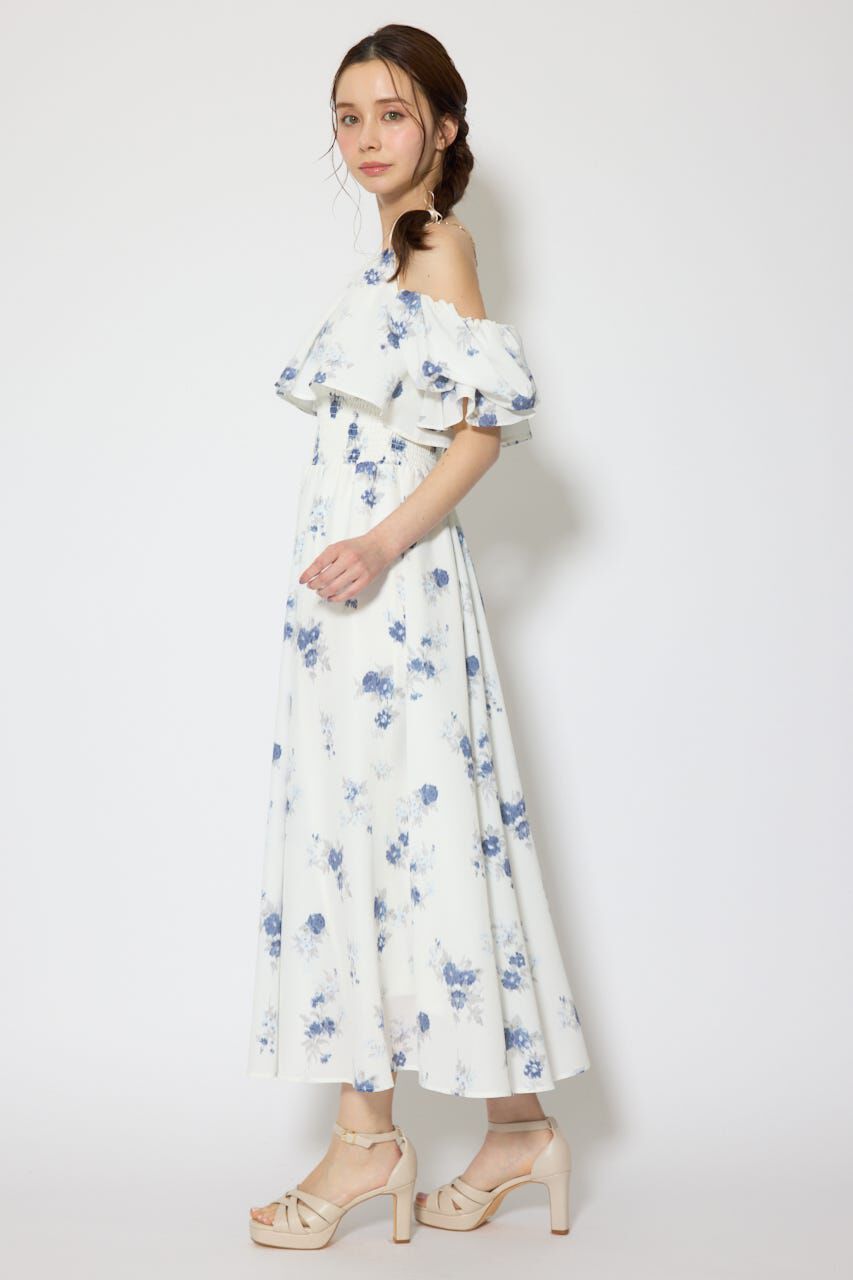 rienda「ウエストシャーリング2WAYフレアワンピース」|ワンピース|