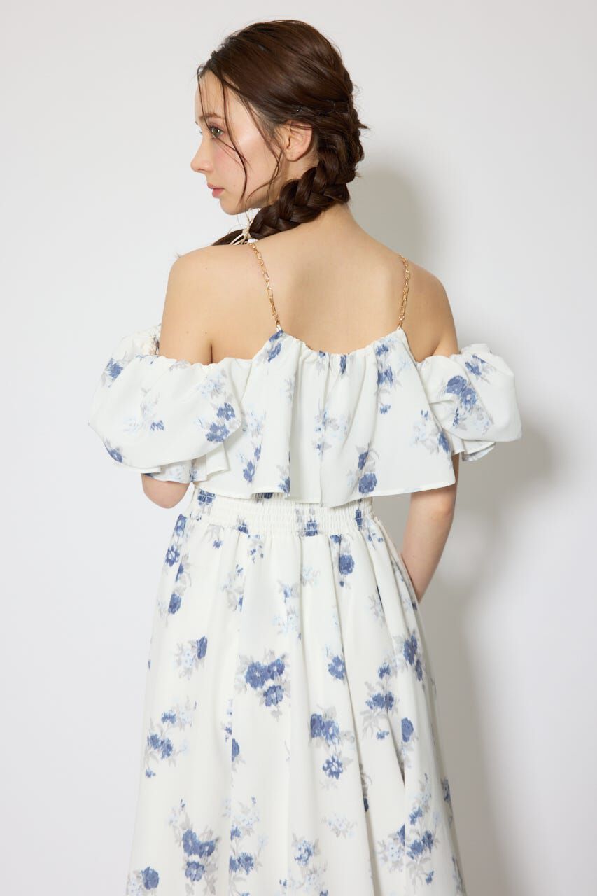 rienda「ウエストシャーリング2WAYフレアワンピース」|ワンピース|