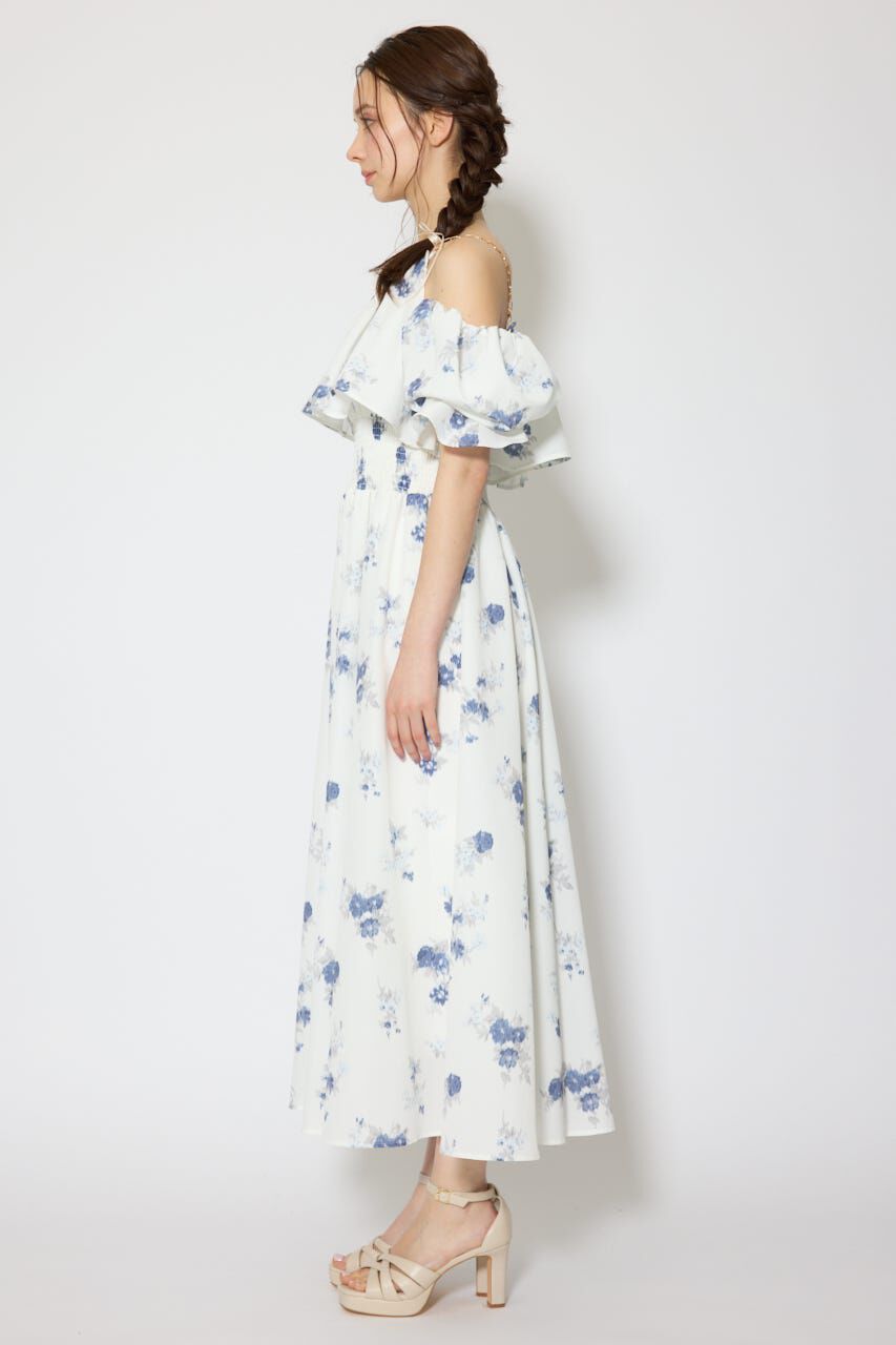 rienda「ウエストシャーリング2WAYフレアワンピース」|ワンピース|