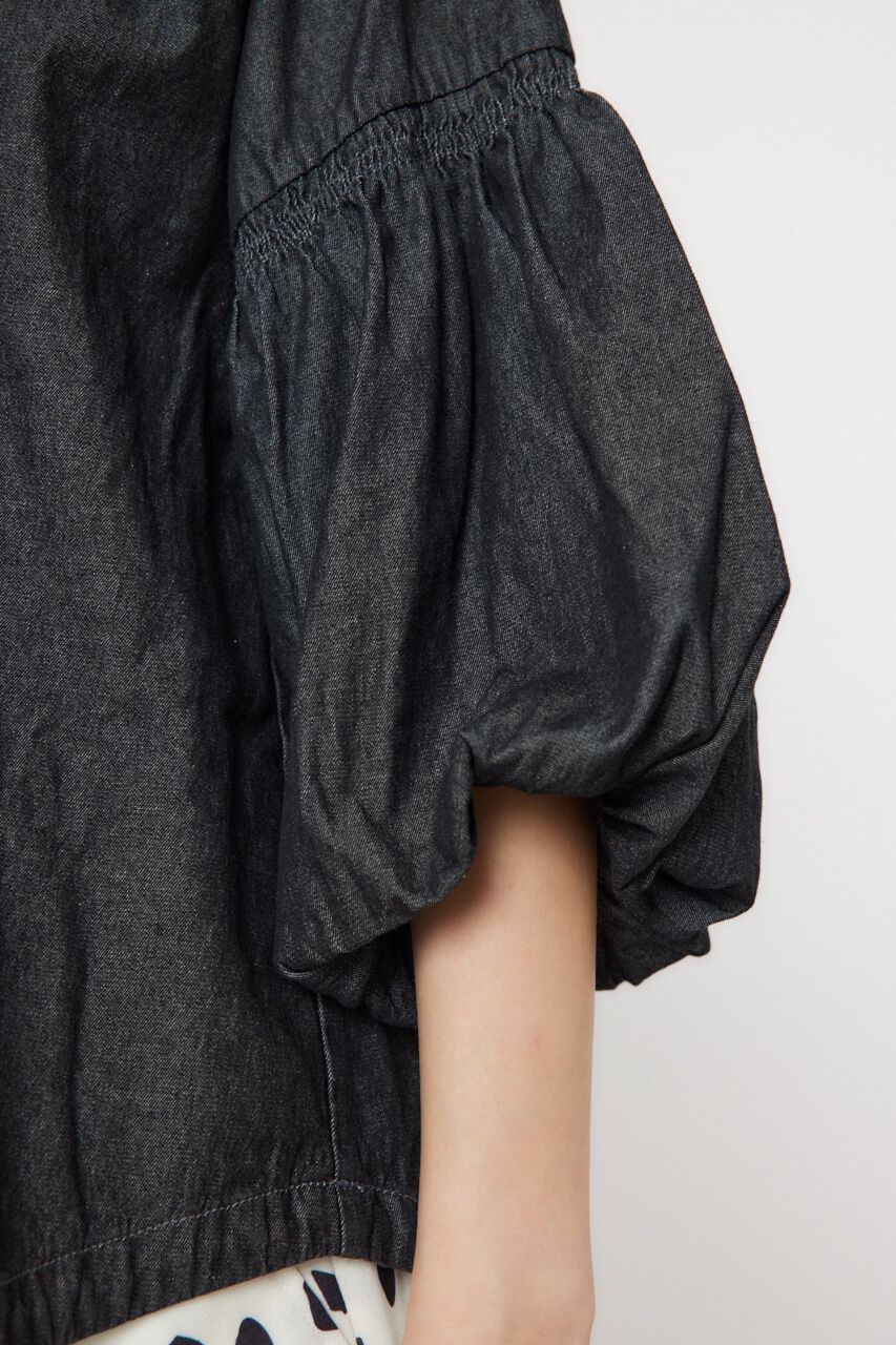 RODEO CROWNS「袖ボリュームバックリボントップス」|シャツ・ブラウス|