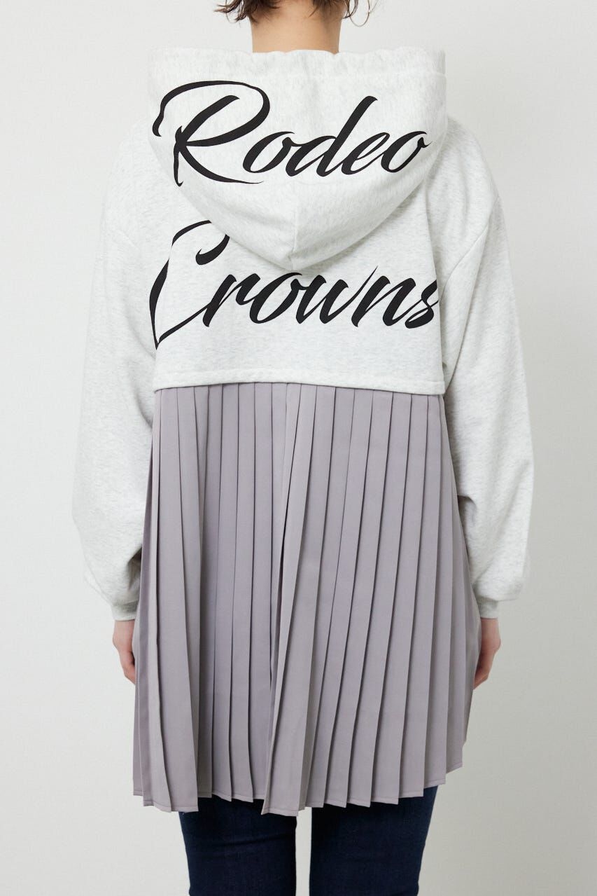 RODEO CROWNS「バックプリーツロゴパーカー」|パーカー|
