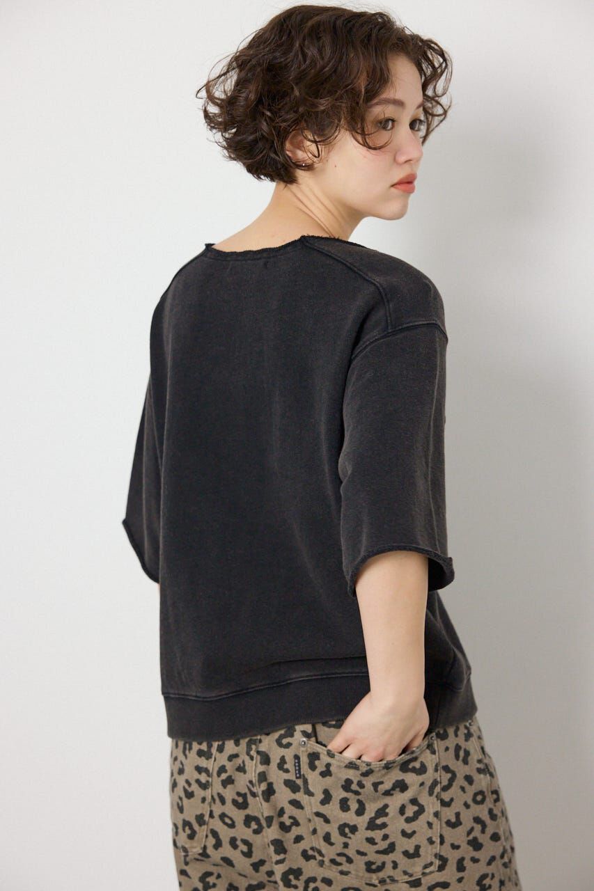 RODEO CROWNS「切替カレッジ半袖スウェット」|Tシャツ・カットソー|