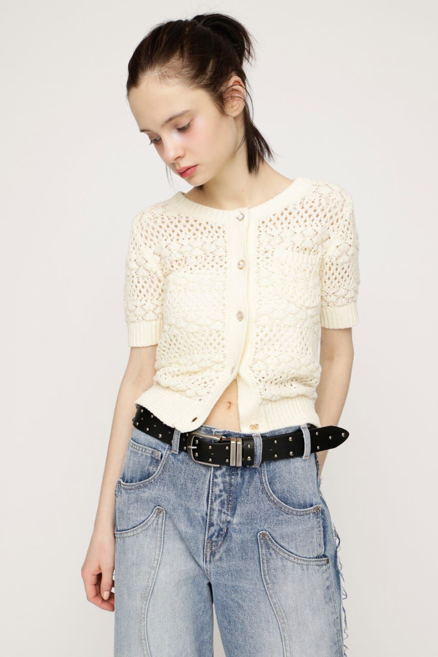 SLY「SPLIT LEATHER STUDS ベルト」|ベルト|