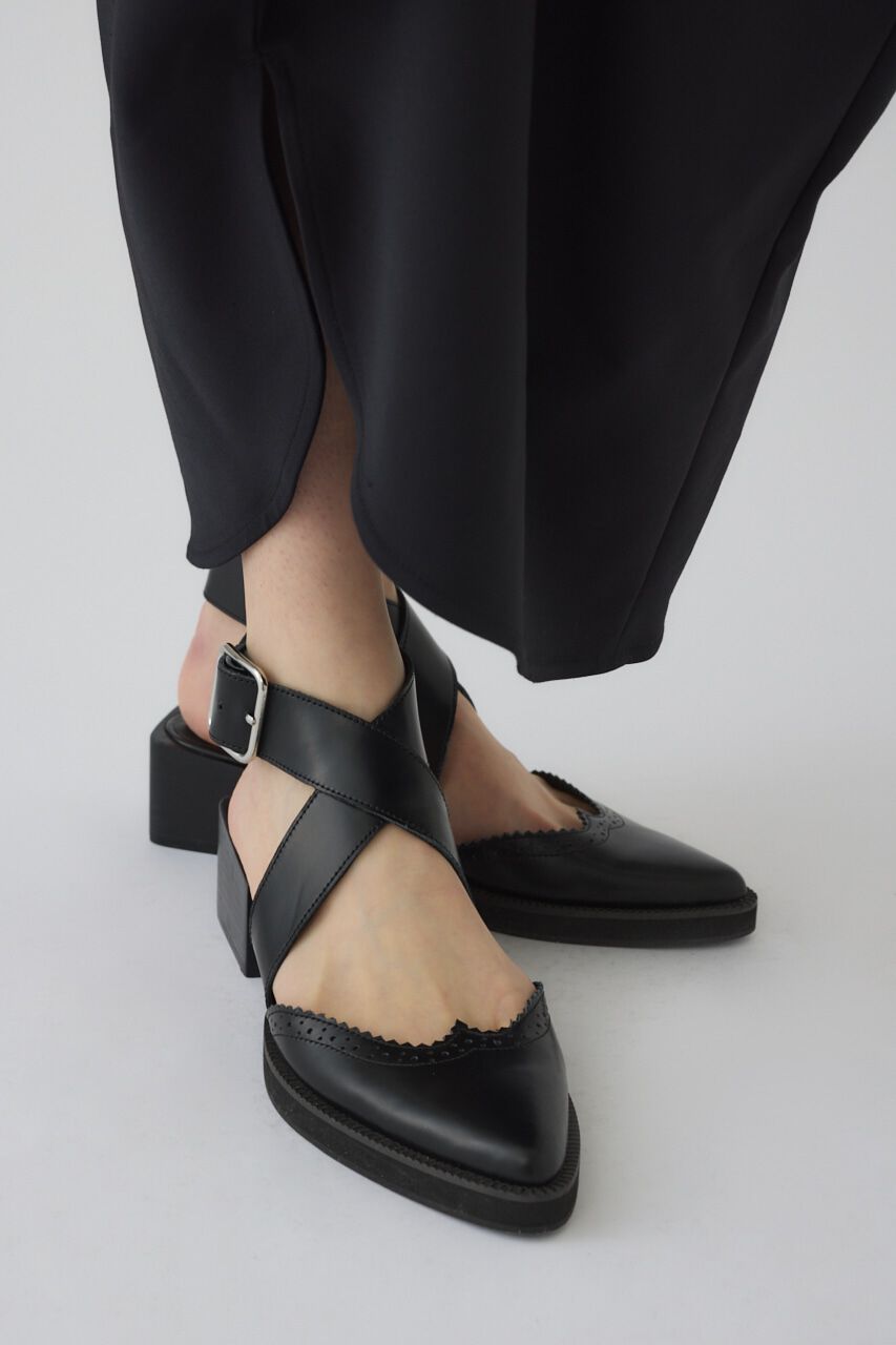 RIM.ARK 「Wing tip sandal」|サンダル|BLK