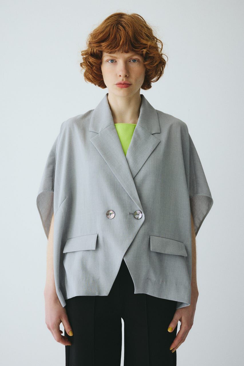 HeRIN.CYE「Relax half sleeve jacket」|その他|GRY