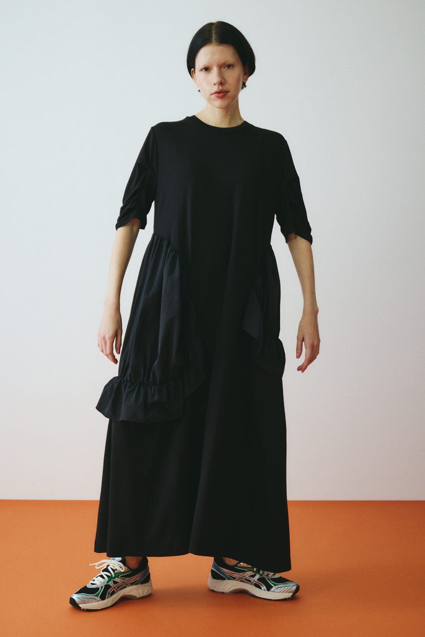 HeRIN.CYE「Round gather dress」|ワンピース|BLK