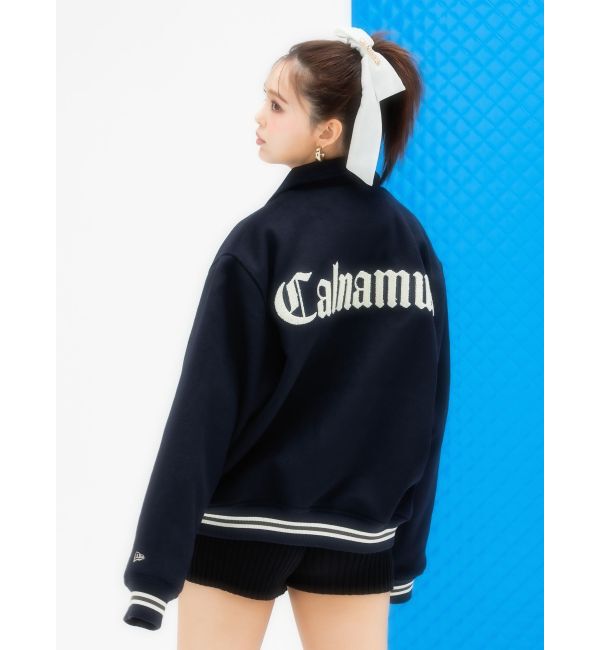 CALNAMUR「＜CALNAMUR&times;NEW ERA＞MELTON VARSITY CALNAMUR」|ブルゾン・スタジャン|