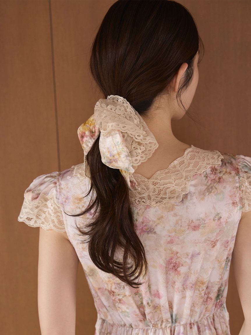 SNIDEL HOME「ベロアレースシュシュ」|その他|