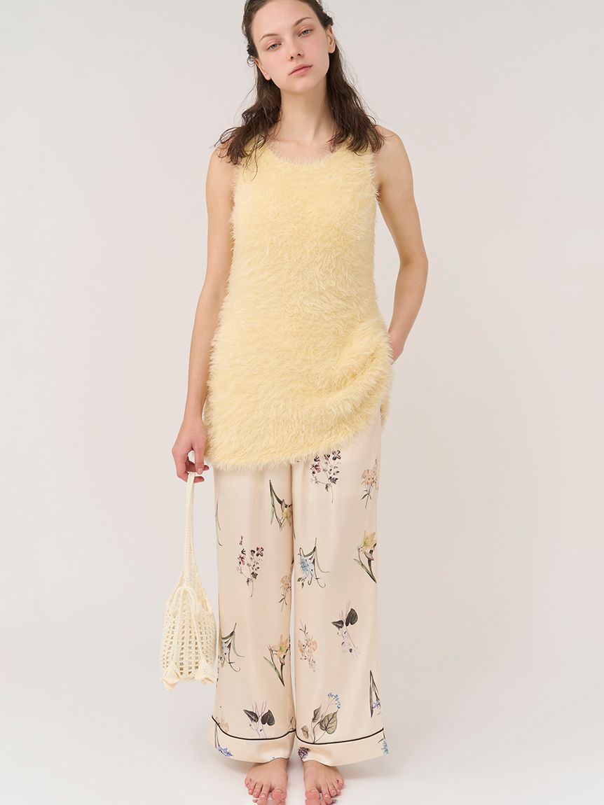 SNIDEL HOME「【UVカット】サテンプリントロングパンツ」|ルームウェア|