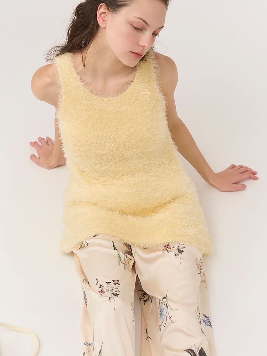 SNIDEL HOME「【UVカット】サテンプリントロングパンツ」|ルームウェア|