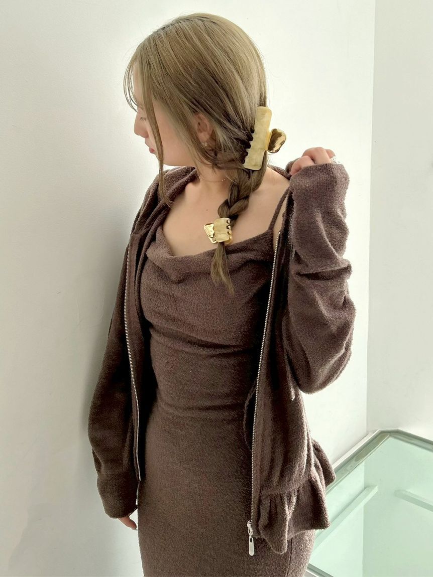 SNIDEL HOME「【接触冷感】【UVカット】ニットキャミワンピース」|ルームウェア|