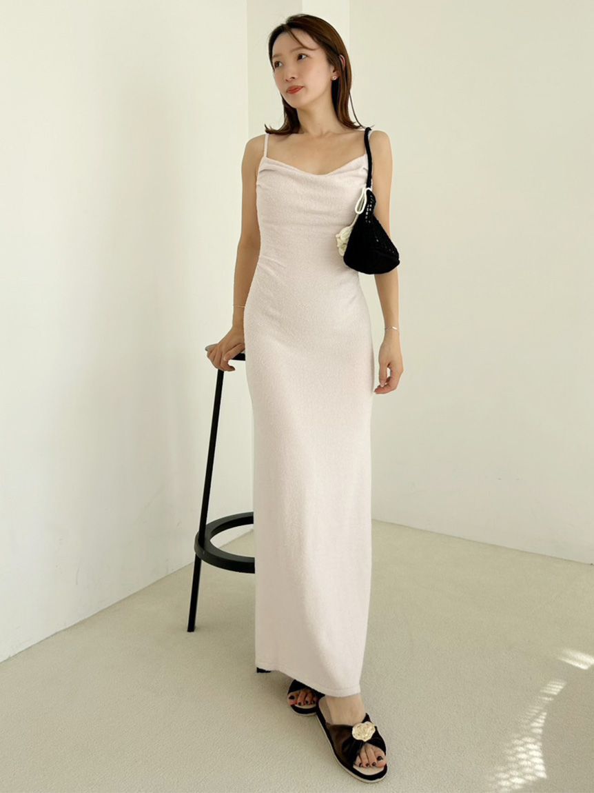 SNIDEL HOME「【接触冷感】【UVカット】ニットキャミワンピース」|ルームウェア|LPNK