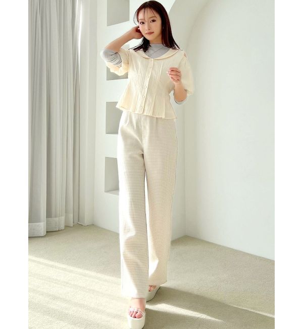 RESEXXY「ギンガムチェックストレートパンツ」|その他|