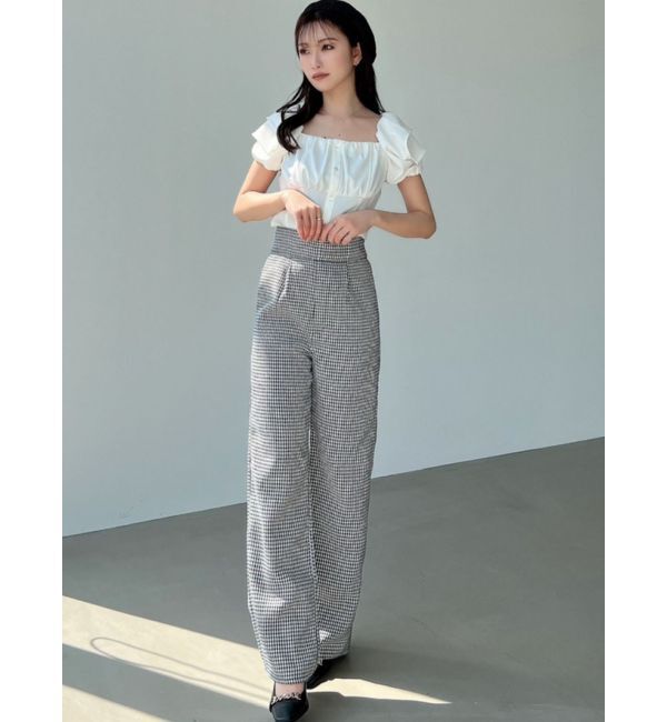 RESEXXY「ギンガムチェックストレートパンツ」|その他|