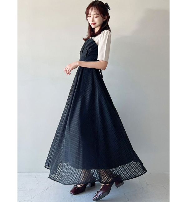 RESEXXY「バルーンヘムドッキングワンピース」|ワンピース|