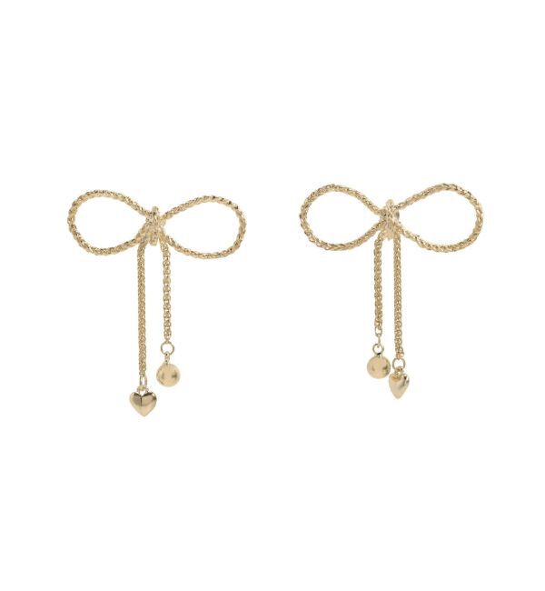 EMODA「CHAIN RIBBON PIERCE」|ピアス|