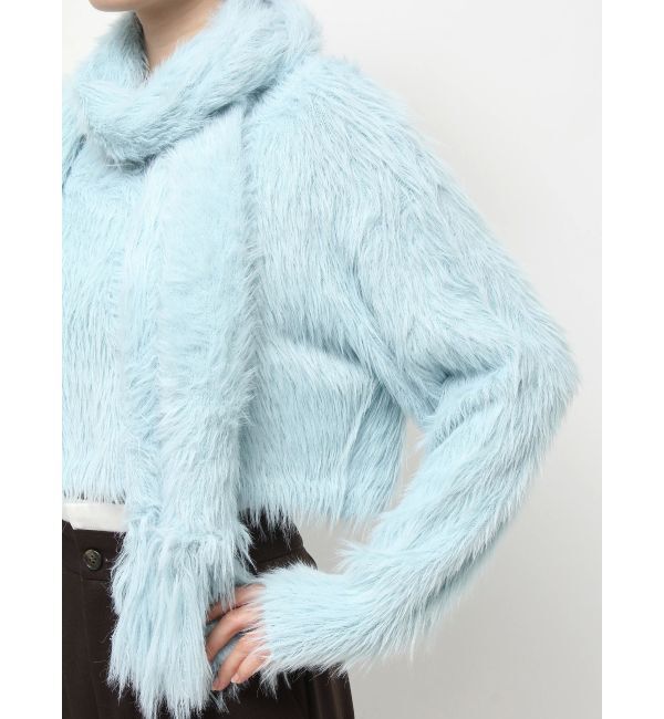 MERCURYDUO「ロングシャギーマフラーセットニット」|ニット・セーター|