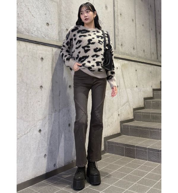 MURUA「スウィッチングスタッズデニム」|デニム|