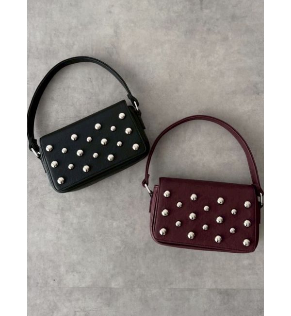 MURUA「スタッズワンハンドルバッグ」|ハンドバッグ|