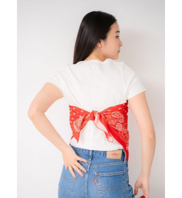 Ungrid「ペイズリー柄大判スカーフ」|バンダナ・スカーフ|