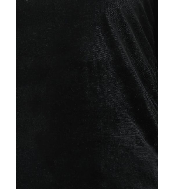 Ungrid「バックオープンドットシアーベロアロングスリーブTee」|Tシャツ・カットソー|