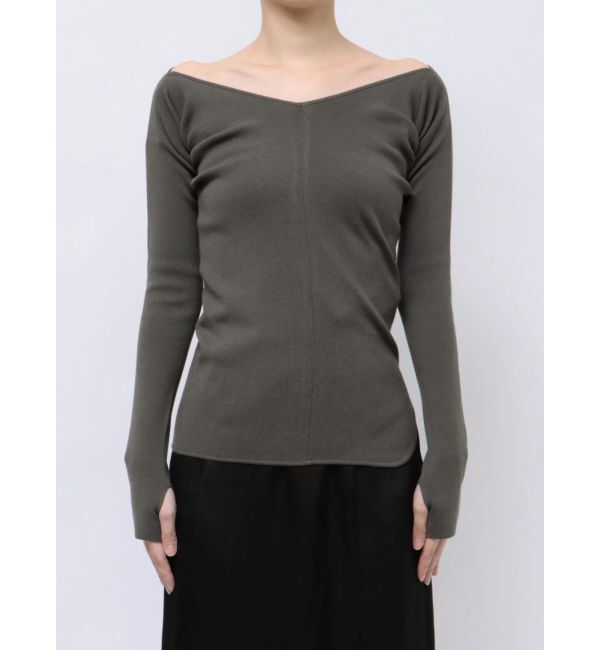 LAGUNAMOON「バレリーナアシメヘムニットプルオーバー」|ニット・セーター|