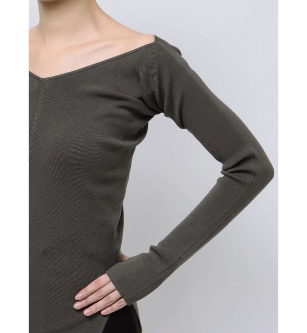 LAGUNAMOON「バレリーナアシメヘムニットプルオーバー」|ニット・セーター|