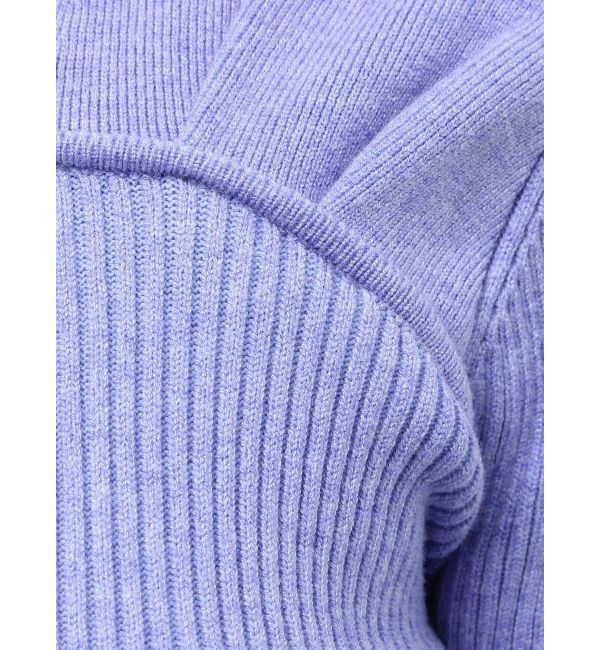 LAGUNAMOON「アシンメトリータックニットプルオーバー」|ニット・セーター|