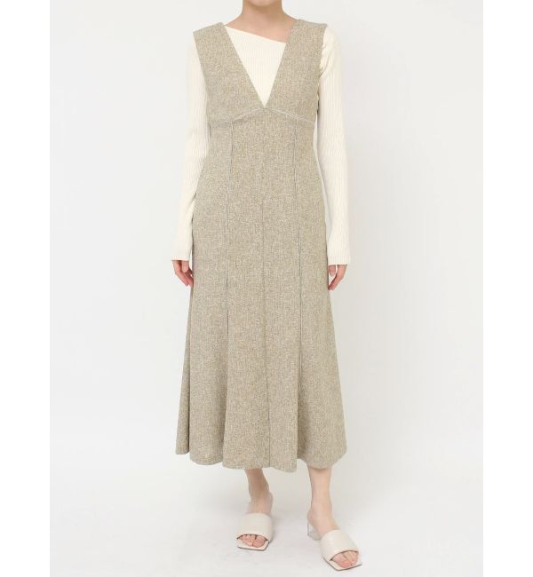 LAGUNAMOON「MIXカラーマーメイドジャンパースカート」|ジャンパースカート|