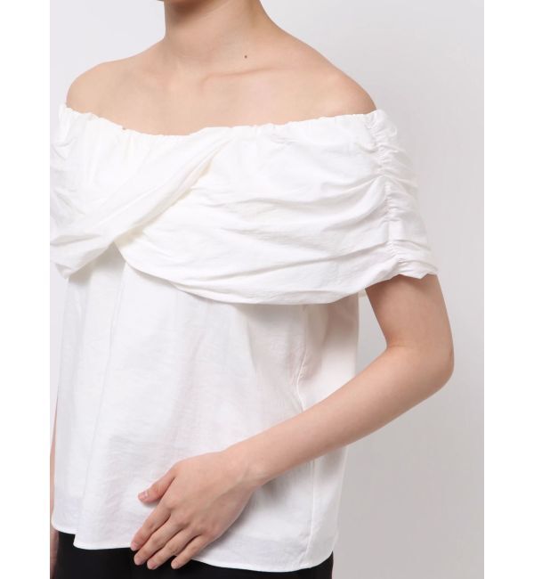 LAGUNAMOON「2WAYタックオフショルブラウス」|シャツ・ブラウス|