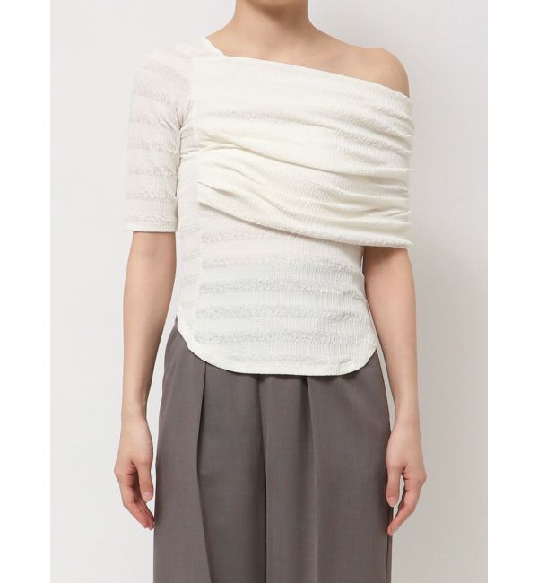 LAGUNAMOON「アシンメトリーカットトップス」|Tシャツ・カットソー|