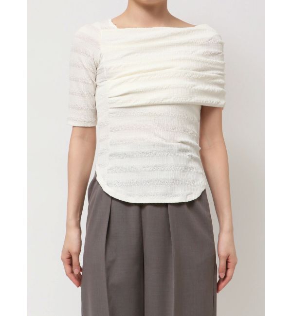 LAGUNAMOON「アシンメトリーカットトップス」|Tシャツ・カットソー|