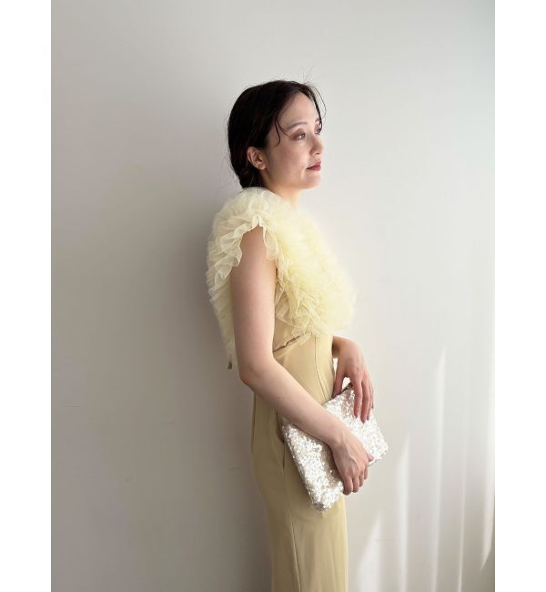 LAGUNAMOON「LADYショルダーチュールIラインドレス」|ドレス|