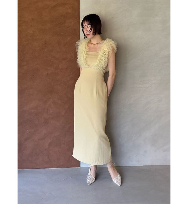 LAGUNAMOON「LADYショルダーチュールIラインドレス」|ドレス|