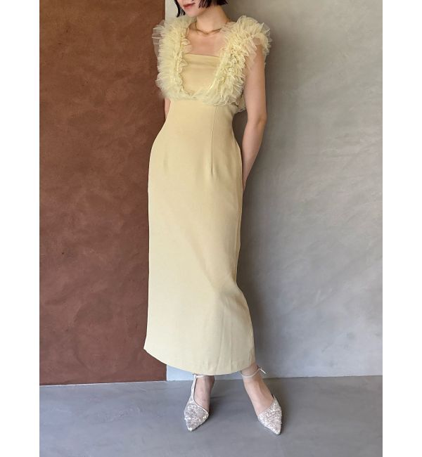 LAGUNAMOON「LADYショルダーチュールIラインドレス」|ドレス|