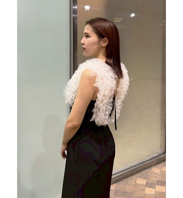 LAGUNAMOON「LADYショルダーチュールIラインドレス」|ドレス|