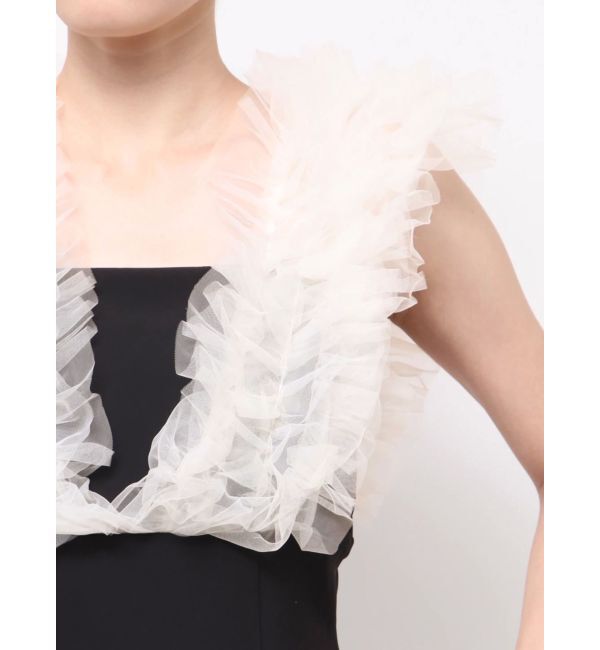 LAGUNAMOON「LADYショルダーチュールIラインドレス」|ドレス|